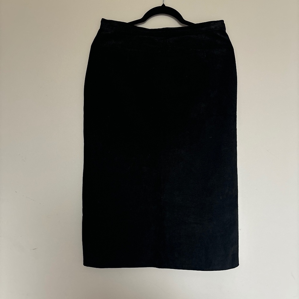 Vintage maxi suede skirt size L